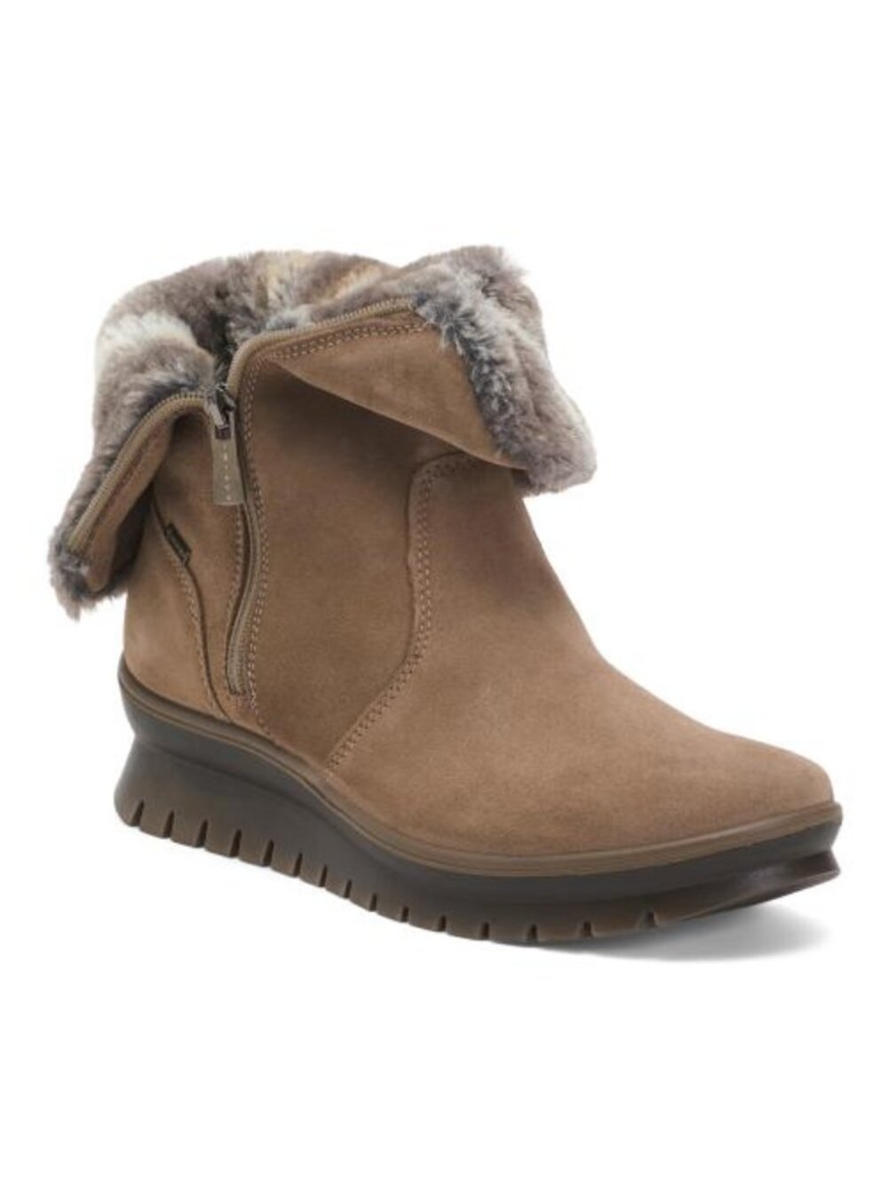 IGI&CO Made In Italy Suede Booties With Warm Lining